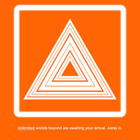 advertisement for a fictional VR company